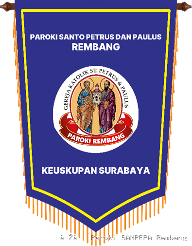 Makna Logo Paroki Santo Petrus dan Paulus Rembang