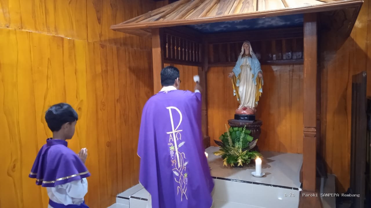 Pemberkatan Tempat Doa Gasebo