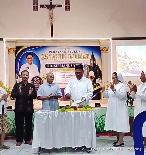 Perayaan Syukur 25 Tahun Imamat RD. Spirianus Yitno